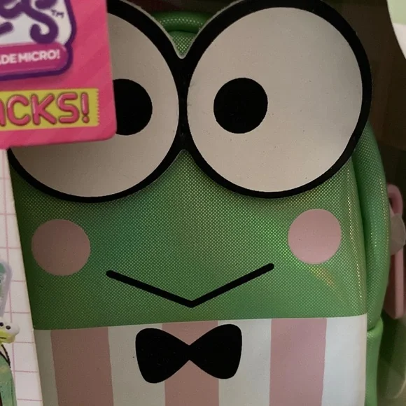 Keroppi Backpack - Green and Pink - Picture 4 of 16